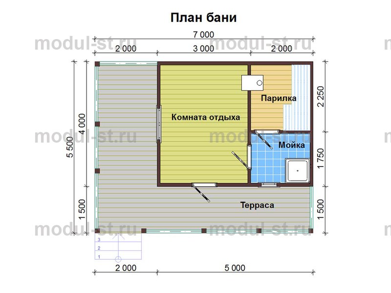 ПРОЕКТ БАНИ БС-10-3