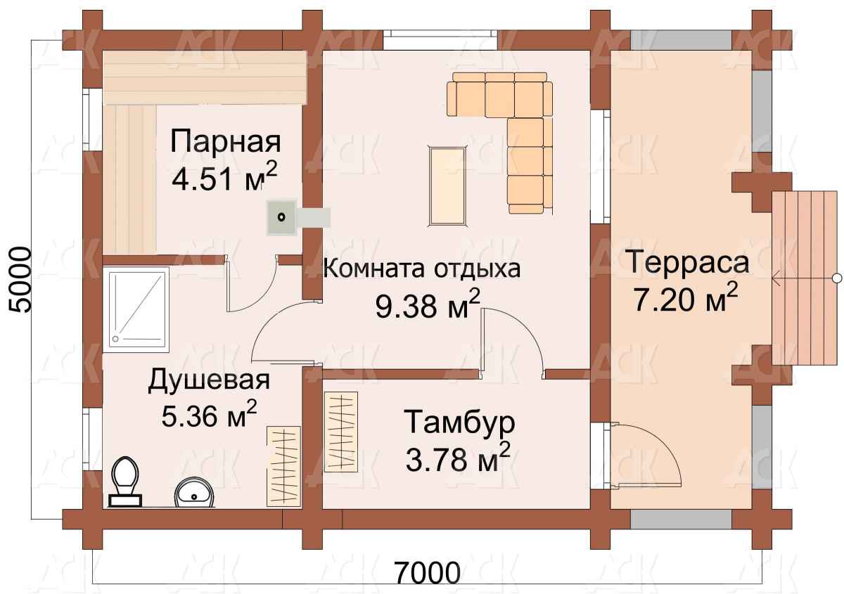 БАНЯ 7,0 НА 5,0 БЕРЕЗАЙКА2