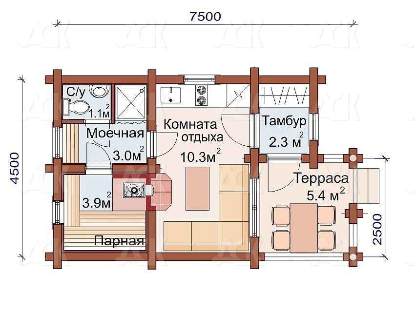БАНЯ 7,5 НА 4,5 КАВАЛЕРКА2
